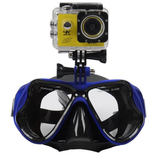 Маска для плавания ПО.РФ "Go-Pro" Buble 