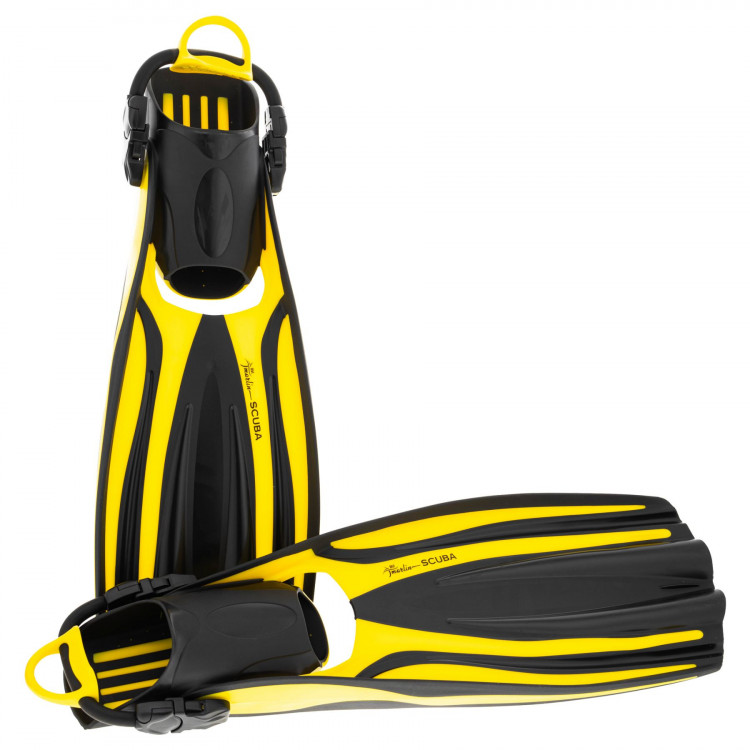 Ласты Marlin Scuba Yellow (Elastic Bungee Strap) 