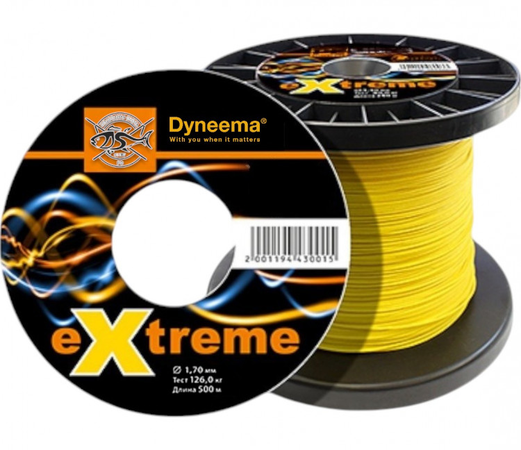 Линь Плетеный ПО.РФ ULTRA EXTREME 1,70mm Yello 