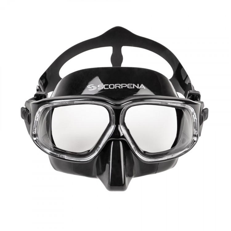 Маска Scorpena Apnea F1 чёрная 