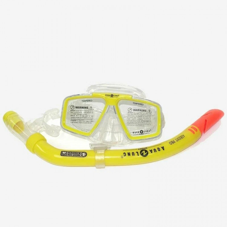 Комплект Aqua Lung Cozumel Pro+трубка Airent Pro Желтый 