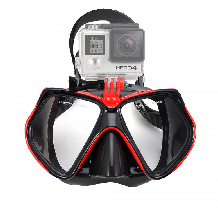 Маска для плавания ПО.РФ "Go-Pro" Baterfly 
